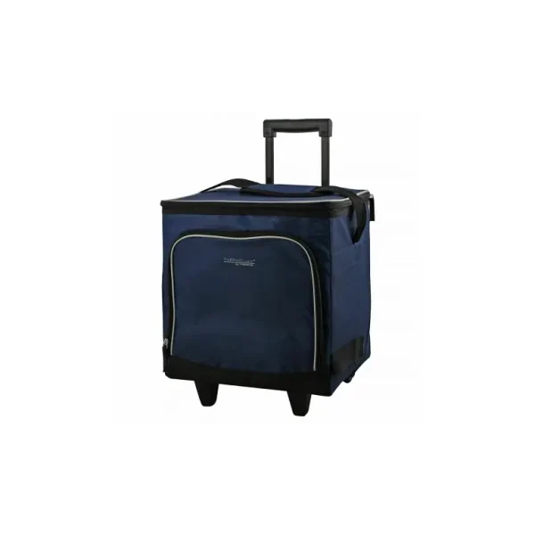 THERMOS WHEELED FAMILY COOL BAG POLYESTER NAVY BLUE 28 LITRE