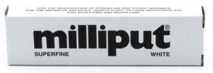 MILLIPUT EPOXY PUTTY SUPERFINE WHITE 113 GM