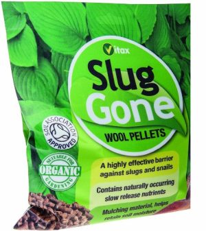 VITAX SLUG GONE NATURAL WOOL BARRIER PELLETS 1LITRE