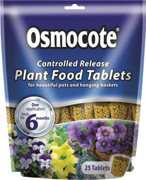 OSMOCOTE CONTROLLED RELEASE PLANT FOOD TABLETS 25 X 5G