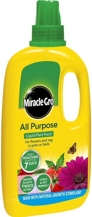 MIRACLE GRO ALL PURPOSE CONCENTRATED LIQUID PLANT FOOD 1L