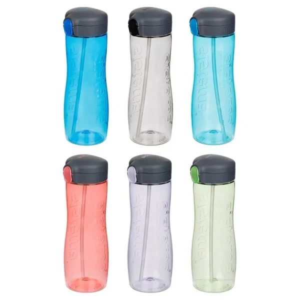 SISTEMA QUICK FLIP TRITAN BOTTLE ASSORTED COLOURS 800 ML