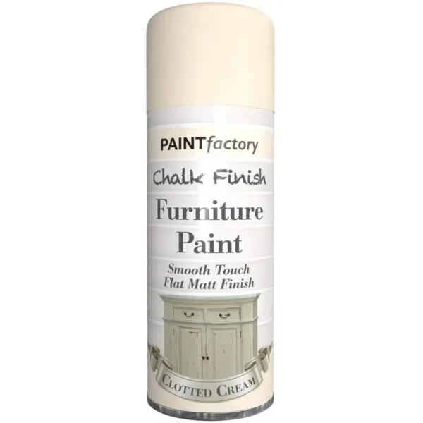 PAINT FACTORY CHALK PAINT CLOTTED CREAM SPRAY PAINT 400ML