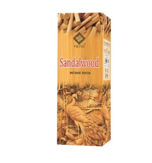 PACK OF 6 VRIYA SANDALWOOD INCENSE STICKS PACK OF 20