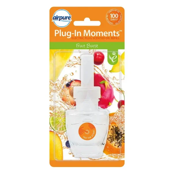 AIRPURE PLUG IN MOMENTS AIR FRESHNERS REFILL 20ML - FRUIT BURST