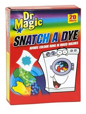 DR MAGIC SNATCH A DYE AVOIDS COLOUR RUNS IN MIXED WASHES 20 SHEETS