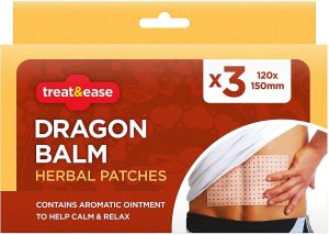 TREAT & EASE DRAGON BALM HERBAL PATCHES PACK OF 3