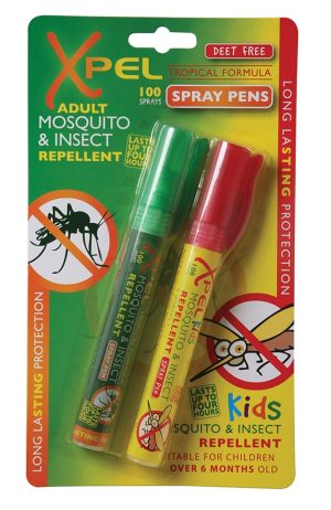XPEL ADULT & KIDS TROPICAL FORMULA MOSQUITO & INSECT REPELLENT PENS