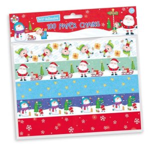 KIDS CREATE CHRISTMAS PAPER CHAINS PACK OF 100
