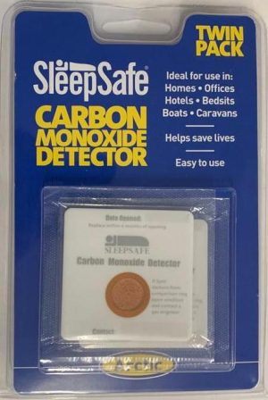 SLEEPSAFE CARBON MONOXIDE DETECTOR WHITE PACK OF 2