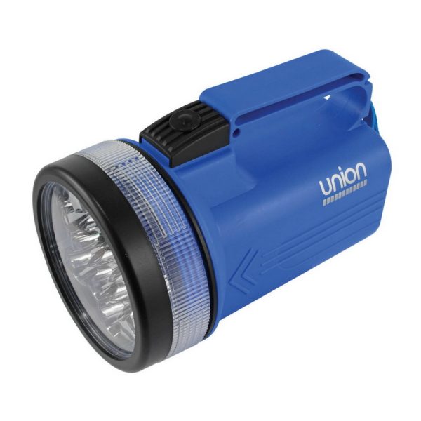 UNION 6V 13 LED LANTERN TORCH C/W D SIZE ADAPTOR