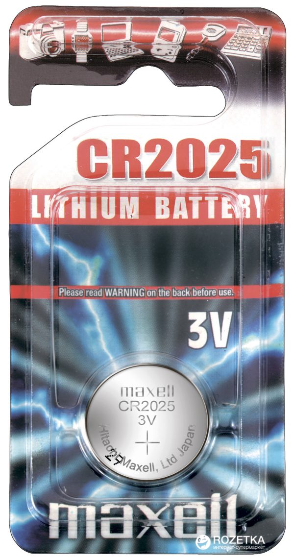 MAXCELL CR2025 3V COIN CELL LITIUM BATTERY