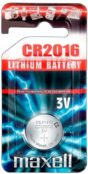 MAXCELL CR2016 3V COIN CELL LITIUM BATTERY