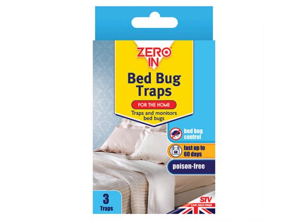 ZERO IN POISION FREE BED BUG TRAPS PACK OF 5