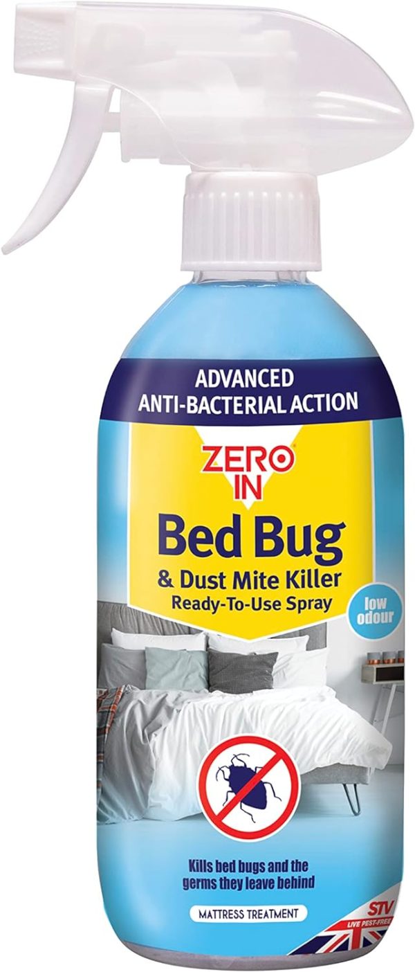 ZERO IN BED ODOUR FREE BUG & DUST MITE KILLER SPARY 500ML