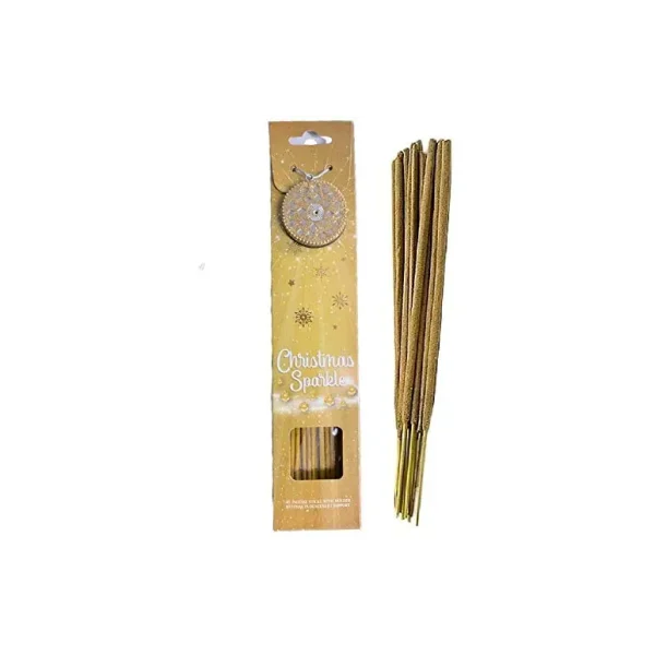 GOLDEN CHRISTMAS SPARKLE INCENSE STICKS PACK OF 40