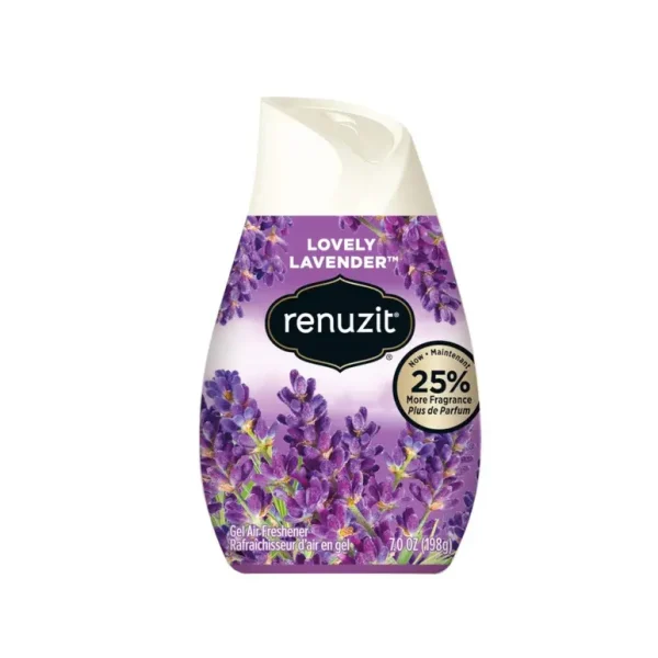 RENUZIT LOVELY LAVENDER ADJUSTABLES GEL AIR FRESHENER 198G