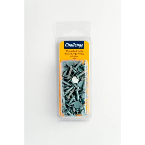 CHALLENGE GALVANISED FELT NAILS 15MM 100G