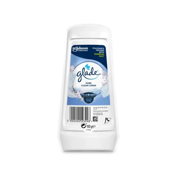 GLADE PURE CLEAN LINEN GEL FRESHENER 150G