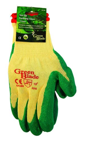GREEN BLADE NON SLIP LATEX COATING GARDENING GLOVES XL
