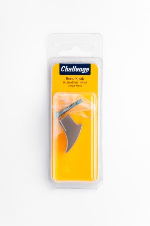 CHALLENGE BRUSHED SATIN NICKEL RENO KNOB