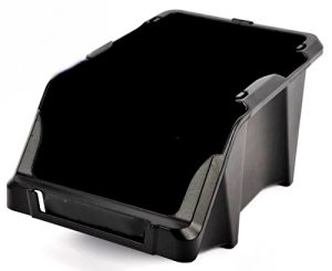 RCS40 STORAGE BINS PLASTIC BOX BLACK 310MM X 490MM X 195MM