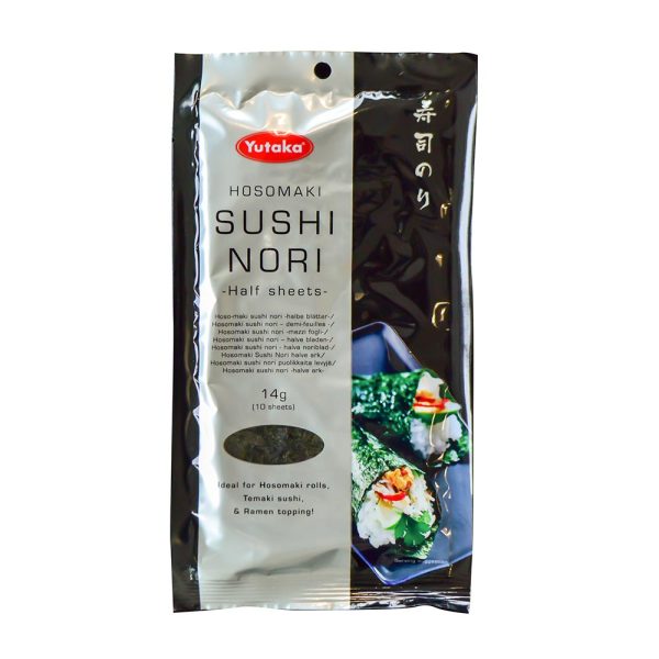 YUTAKA SUSHI NORI HALF CUT 14 GM PACK OF 10