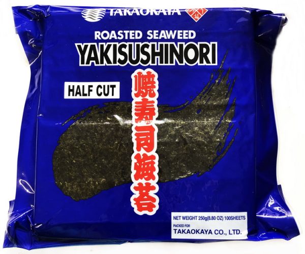 KOFUKU NORI ROASTED SEAWEED YAKINORI B HALF SIZE 200 SHEET 250 GM