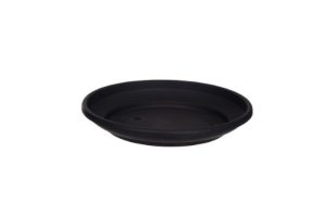 WHITEFURZE PLANTER SAUCER 32CM BLACK