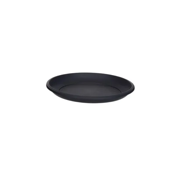 WHITEFURZE PLANTER SAUCER 20CM BLACK