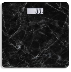 TERRAILLON MARBLE DIGITAL BATHROOM SCALE - BLACK