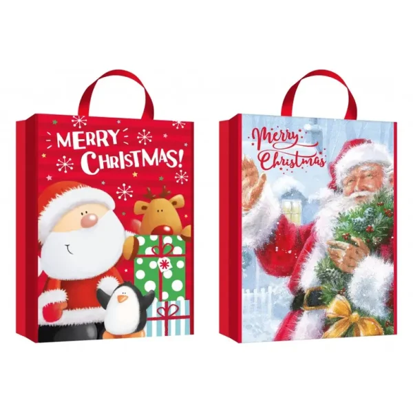 CHRISTMAS JUMBO GIFT BAGS 67CM X 49CM X 16CM