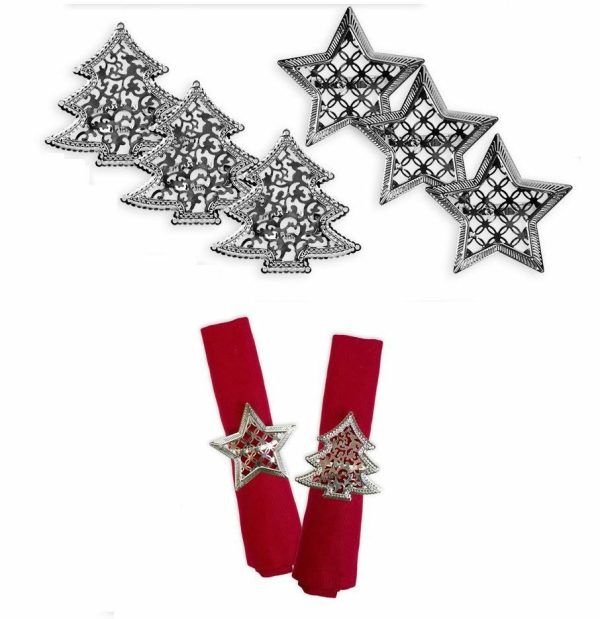 CHRISTMAS PARTY NAPKIN RING STAR ONLY 1 SUPPLY