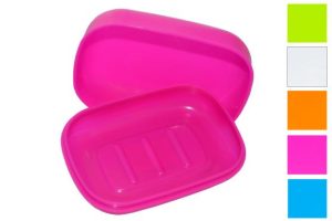 10 PLASTIC SOAP HOLDERS