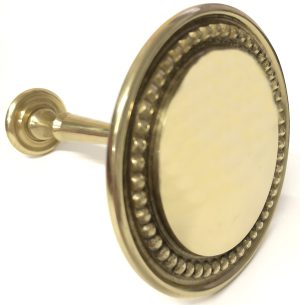 PILLAR CURTAIN HOLD BACK BRASS BEADED 100MM