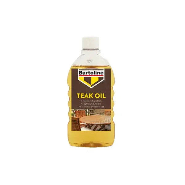 BARTOLINE TEAK OIL PROTECTS WOODEN FURNITURE 500ML