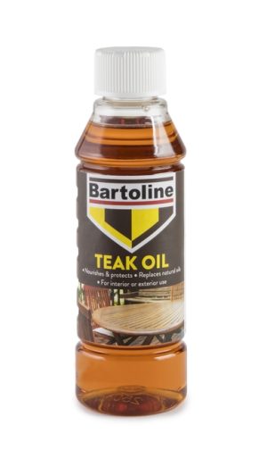 BARTOLINE TEAK OIL PROTECTS WOODEN FURNITURE 250ML