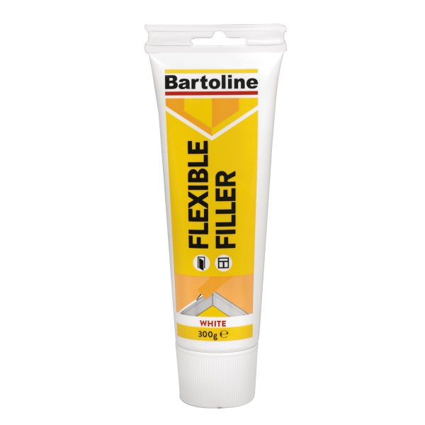 BARTOLINE CAULK DECORATIVE FLEXIBLE FILLER WHITE TUBE 300GM