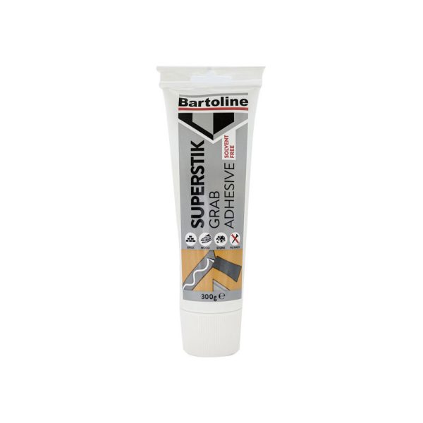 BARTOLINE SUPERSTIK GRAB ADHESIVE SOLVENT FREE TUBE 300GM