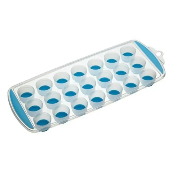 COLOURWORKS POP OUT FLEXIBLE ICE CUBE TRAY - BLUE