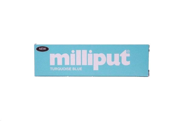 MILLIPUT EPOXY PUTTY TURQUOISE BLUE 4OZ 113.4G PACK