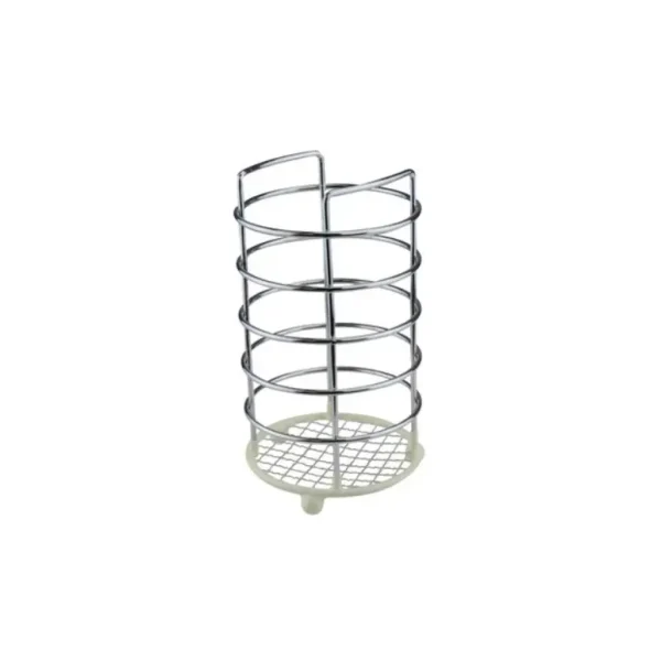 APOLLO CHROME DIP UTENSIL HOLDER CREAM 20 X 11 X 11 CM APX