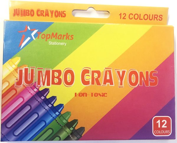 JUMBO CRAYONS PACK OF 12