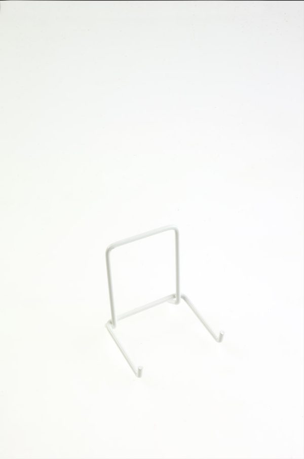 WHITE WIRE STRUT DISPLAY STAND 2 INCH SUITABLE FOR ITEMS 5CM-10CM