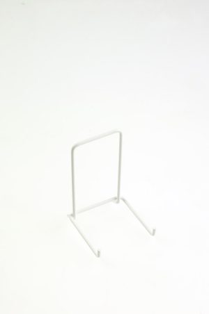 WHITE WIRE STRUT DISPLAY STAND 3 INCH SUITABLE FOR ITEMS 6CM-12CM