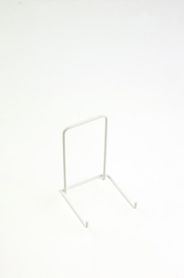 WHITE WIRE STRUT DISPLAY STAND 3 INCH SUITABLE FOR ITEMS 6CM-12CM