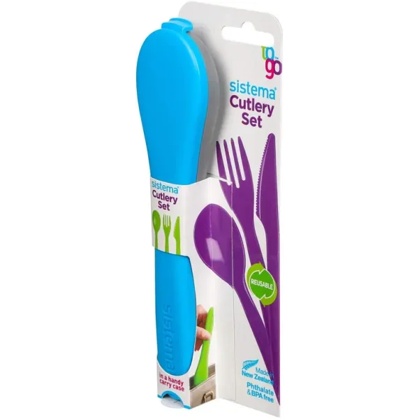 SISTEMA CUTLERY SET WITH CARRY CASE ASSORTED