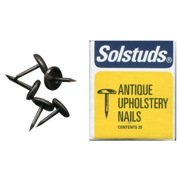 SOLSTUDS ANTIQUE UPHOLSTERY NAILS PACK OF 20