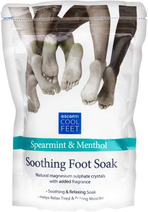 ESCENTI COOL FEET SPEARMINT & MENTHOL SOOTHING FOOT SOAK 450G