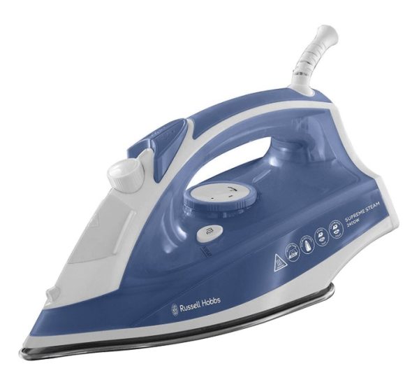 RUSSELL HOBBS SUPREME STEAM TRADITIONAL IRON 2400 W WHITE/BLUE